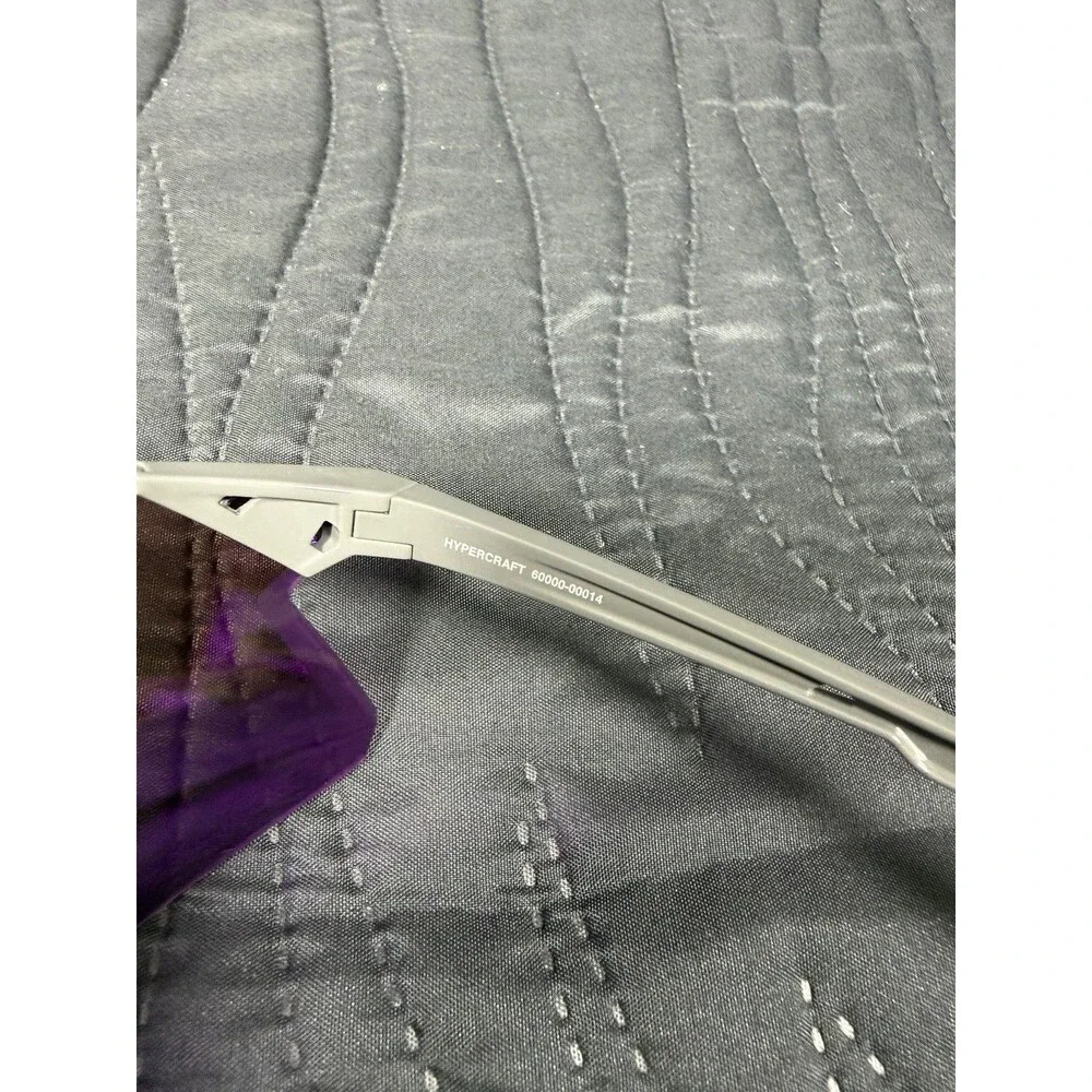 100% Speedcraft Cycling Sunglasses Purple Mirror Lens White Pink + Case EUC